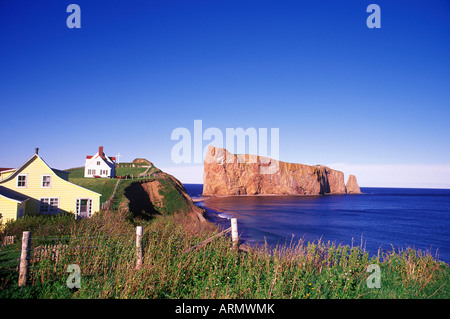 Perce Rock, Gaspe Halbinsel, Quebec, Kanada. Stockfoto