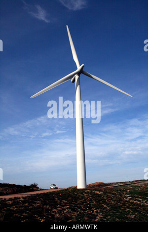 Wind Power, Camariñas, Galicien, Spanien Stockfoto