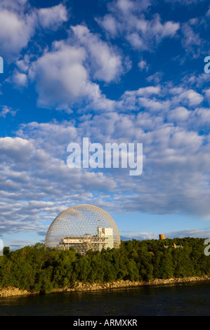 Montreal Biosphäre eine geodätische Kuppel ursprünglich gebaut als US-Pavillon auf der Expo 67 in Montreal, Quebec, Kanada. Stockfoto