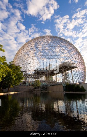 Montreal Biosphäre eine geodätische Kuppel ursprünglich gebaut als US-Pavillon auf der Expo 67 in Montreal, Quebec, Kanada. Stockfoto