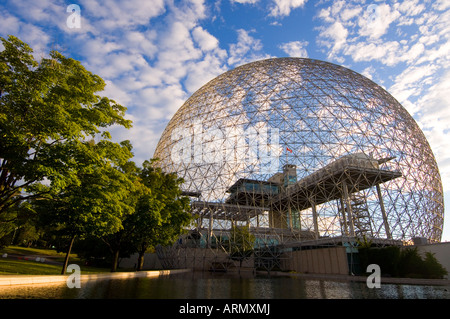 Montreal Biosphäre eine geodätische Kuppel ursprünglich gebaut als US-Pavillon auf der Expo 67 in Montreal, Quebec, Kanada. Stockfoto