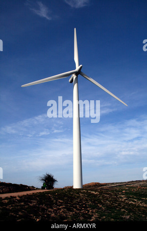 Wind-Turbine-Generator, Camariñas, Galicien Spanien Stockfoto