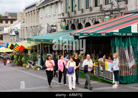 Setzen Sie Jacques-Cartier, Old Montreal, Quebec, Kanada. Stockfoto