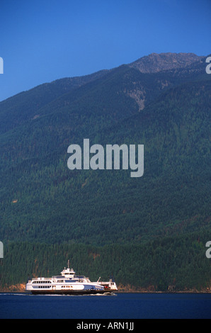 Kootenay Lake Fähre, Osprey zwischen Balfour und Kootenay Bay, British Columbia, Kanada. Stockfoto