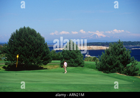 Oak Bay, Victoria Golf Club, Victoria, Vancouver Island, British Columbia, Kanada. Stockfoto