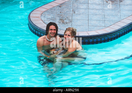 Kootenays, in der Nähe von Nakusp Halcyon Hot Springs, Britisch-Kolumbien, Kanada. Stockfoto