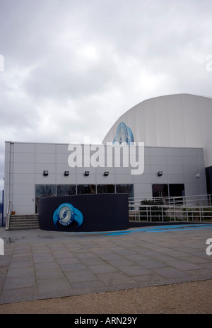 David Beckham Training Academy Fußball Stockfoto