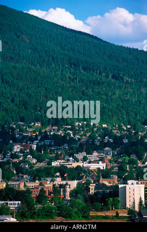 Stadt von Nelson, British Columbia, Kanada. Stockfoto