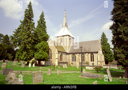 Kirche St. Helens, Wheathampstead, Hertfordshire, UK Stockfoto