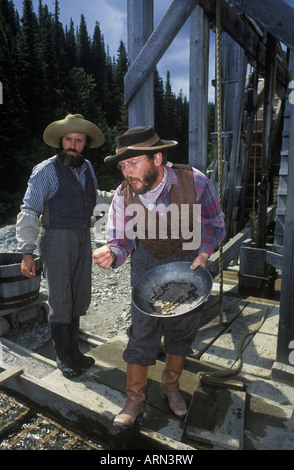 Historischen Barkerville mit historischen Reenactments, Britisch-Kolumbien, Kanada. Stockfoto