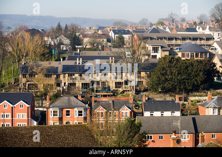 SpringHill CoHousing - eine nachhaltige Wohnsiedlung in Stroud, Gloucestershire, UK Stockfoto