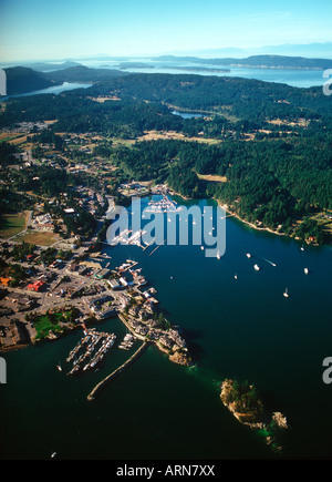 Salt Spring Island, Ganges Hafen, British Columbia, Kanada. Stockfoto