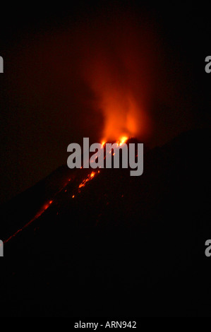 Der Vulkan Arenal von Tabacon Hot Spring Resort und Spa costarica Stockfoto