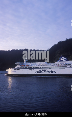 BC Ferry Geist Klasse, Schiff, Active Pass zwischen Tsawwassen und Swartz Bay, British Columbia, Kanada. Stockfoto