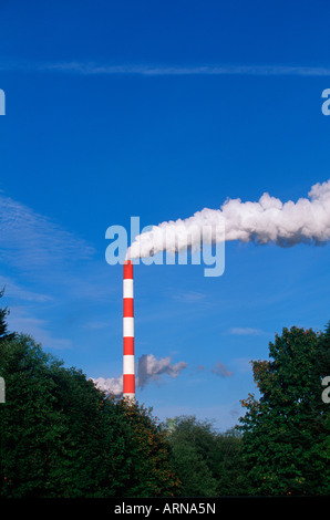 Rauchen Sie Wogen aus Stapel, Britisch-Kolumbien, Kanada. Stockfoto