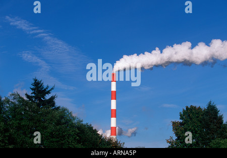 Rauchen Sie Wogen aus Stapel, Britisch-Kolumbien, Kanada. Stockfoto