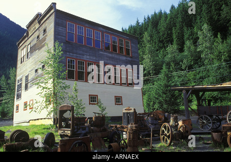 Sandon, quasi ärztliche-Bergbaustadt, West Kootenays, British Columbia, Kanada. Stockfoto