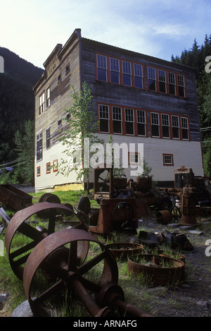 Sandon, quasi ärztliche-Bergbaustadt, West Kootenays, British Columbia, Kanada. Stockfoto