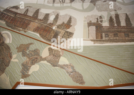 Mosaik im Bardo-Museum in Tunis, Tunesien Stockfoto