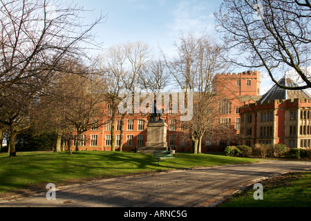 Weston Park und Firth Gericht University of Sheffield South Yorkshire England Stockfoto