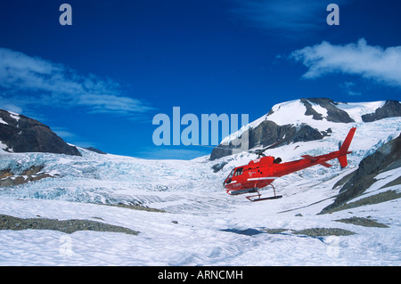 Küste Bergkette, Klinaklini Gletscher Schmelzwasser, Britisch-Kolumbien, Kanada. Stockfoto