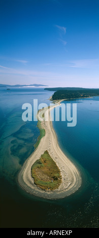 Sidney Spieß Marine Park - Luftbild, Vancouver Island, British Columbia, Kanada. Stockfoto