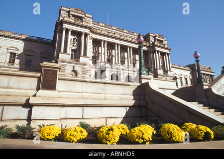 USA Vereinigte Staaten von Amerika Washington DC Bibliothek des Kongresses außen Stockfoto