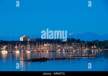 Oak Bay Marina, Victoria, Vancouver Island, British Columbia, Kanada. Stockfoto