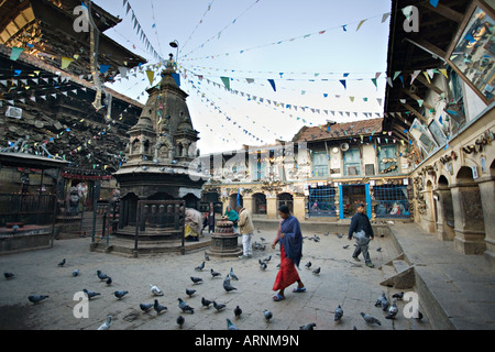 Chobar Tempel, Tal von Kathmandu, Nepal Stockfoto