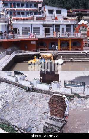 Chamunda Devi Dharamsala Bereich Himachal Pradesh, Indien Stockfoto