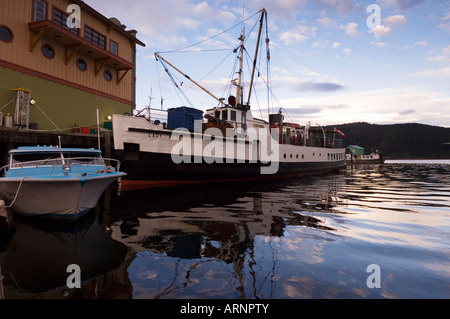 Lady Rose Transport- und Passagier Schiff, Port Alberni, Vancouver Island, British Columbia, Kanada. Stockfoto