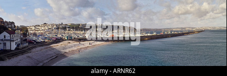 Panorama-Foto von Brixham Devon England UK Stockfoto