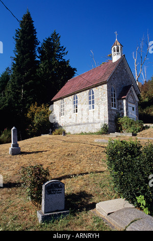 Saint-Paul Kirche auf Saltspring Island im Hafen von Fulford, Britisch-Kolumbien, Kanada. Stockfoto