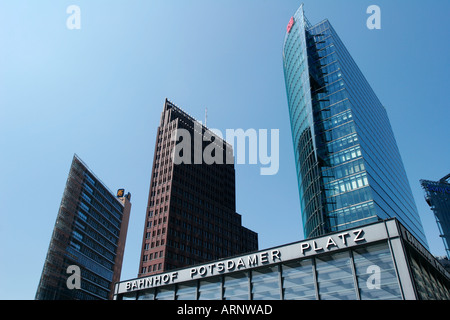 Potsdamer Platz in Berlin-Deutschland Stockfoto