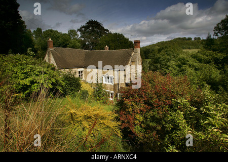 Rosebank in Slad in der Nähe von Stroud, die einst die Heimat der Autor Laurie Lee Stockfoto