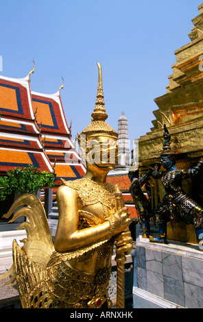 Süd-Ost-Asien, Thailand, Bangkok, Grand Palace, Wat Pra Keo, Decrorative Statuen Stockfoto