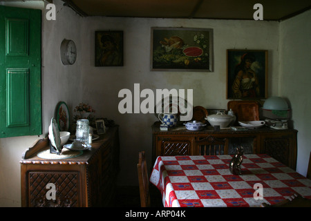 altes Haus, Interieur, Kitsch Speisesaal Stockfoto