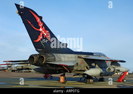 Italienischen militärischen Twin Engined zwei Sitz Jagdbomber Stockfoto