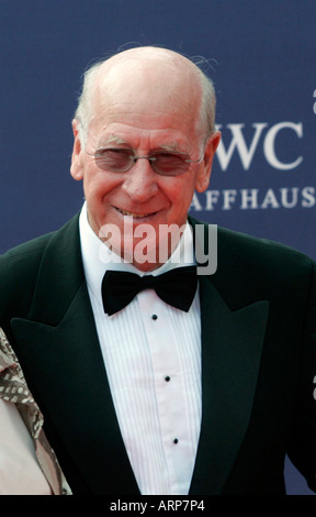 Englischer Fußballspieler Sir Bobby Charlton an die Laureus awards in Barcelona im Jahr 2006 Stockfoto