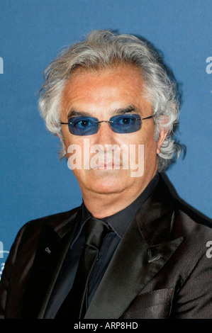 Renault-Formel-1-Teamchef Flavio Briatore abgebildet bei den Laureus-Awards in Barcelona im Jahr 2006 Stockfoto