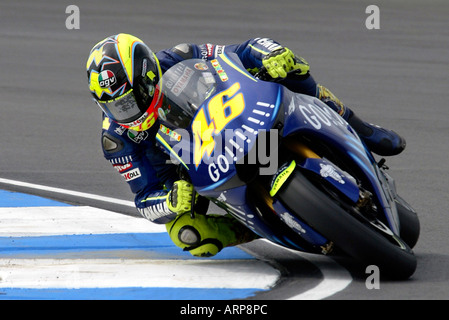 Moto GP Weltmeister Valentino Rossi Stockfoto