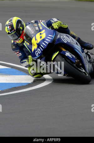 Moto GP Weltmeister Valentino Rossi Stockfoto