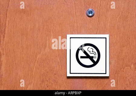 Nichtraucher-Zimmer Stockfoto