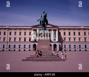 The Royal Palace-Oslo-Norwegen Stockfoto