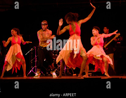 Das LULA WASHINGTON Tanz Theater im LINCOLN CENTER PLAZA NEW YORK CITY Stockfoto