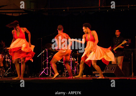 Das LULA WASHINGTON Tanz Theater im LINCOLN CENTER PLAZA NEW YORK CITY Stockfoto