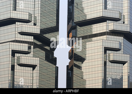 Die Lippo Centre in Hongkong Stockfoto