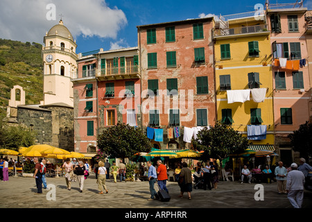 Le Cinqueterre, Vernazza - Italien Stockfoto