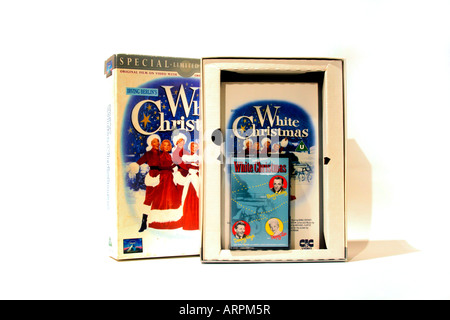 VHS-Video. Weiße Weihnachten (1954) unter der Regie von Michael Curtiz. Mit Bing Crosby, Danny Kaye, Rosemary Clooney. Special Edition mit Gehäuse und audio-Kassetten. Stockfoto