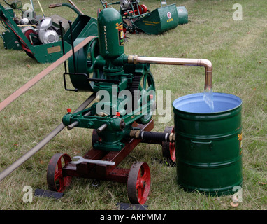 Statische Motor, Rudgwick Dampf & Country Show, 2006 Stockfoto